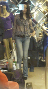 服装店性感透明上半身