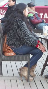 紧身蓝牛真风骚