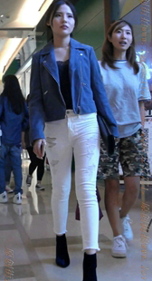 白色紧牛的美腿美腿短靴MM