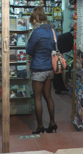 黑丝热裤性感少妇