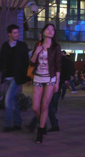 性感丝袜热裤少妇