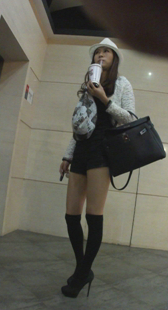 高跟热裤成熟OL