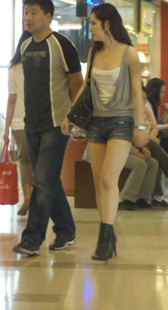 商场热裤OL