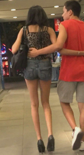 性感大长腿包臀热裤