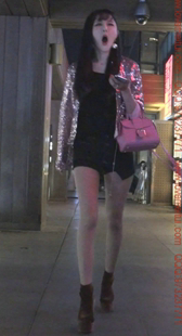 肉丝美腿的小姐姐，这腿真长啊