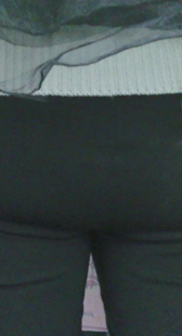 黑紧打底大屁股