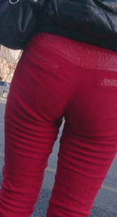 红紧深沟大屁股