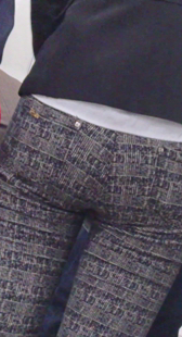 大屁股紧身布裤