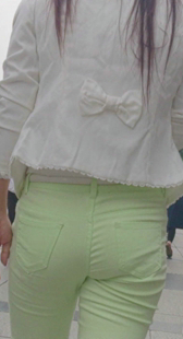 大屁股布裤内痕紧