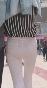 大屁股白裤白内痕
