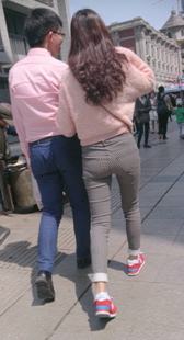 大屁股宽臀布裤