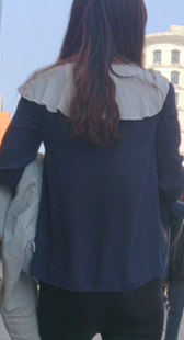 宽臀超紧黑裤夹不紧