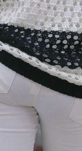 超紧白紧裤少妇