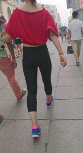 高腰长腿打底裤