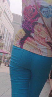 蓝裤重口味还夹这么紧