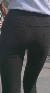 翘臀打底黑裤视频