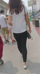 包臀黑紧打底视频