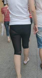 性感打底裤黑内痕