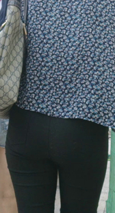 包臀打底黑紧裤口味重