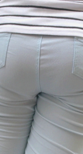 大屁股重口味白裤