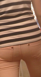 超紧布裤成熟少妇