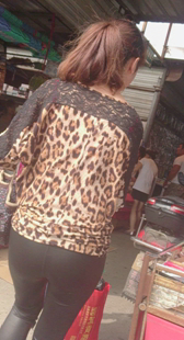 圆臀皮裤就是性感