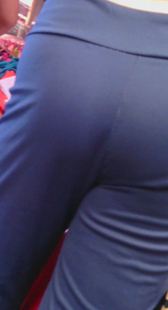 蓝裤翘臀口味重