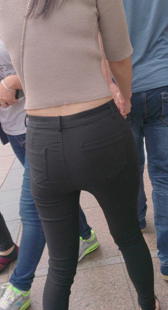 长腿大屁股黑裤