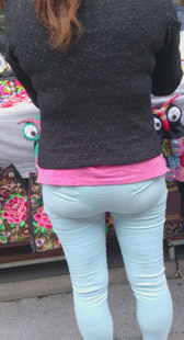 蓝裤少妇深内痕