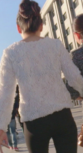 高挑包臀黑裤小妹