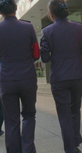 街拍两重口味制服
