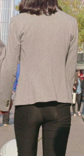 黑紧包臀打底裤开发少