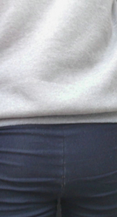 超紧打底裤小妹