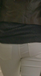 商场白紧布裤开发少