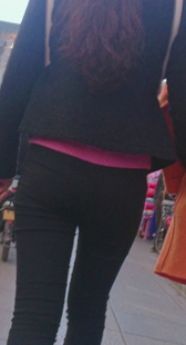 打底裤制服小少妇