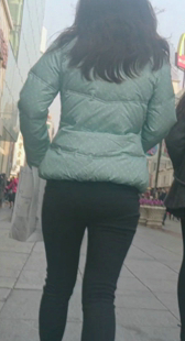 成熟黑裤少妇就是会扭