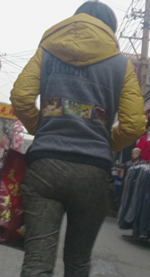 细腰圆臀身材好