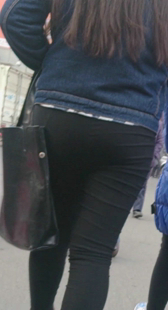 大屁股重口味打底裤