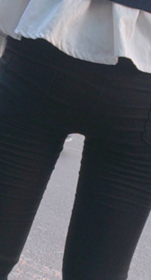 超紧打底裤怎么夹都不紧