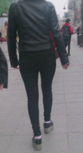 冬天打底裤少妇视频