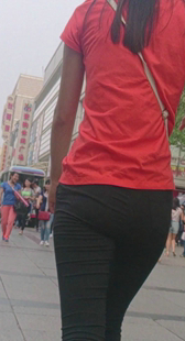 高跟紧臀打底裤