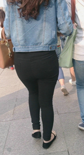 超宽臀打底裤小少妇真性感