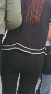 性感宽紧臀打底裤