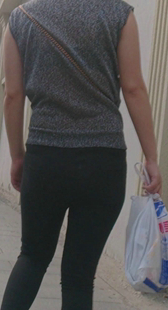 宽臀打底裤夹不紧