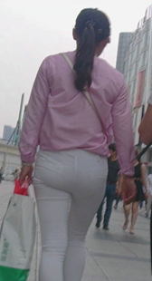 重口味白裤宽大臀