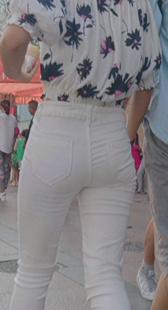 重口味白裤细腰宽大臀