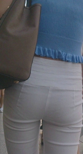 性感白裤圆PP