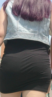 重口味超短裙大屁股