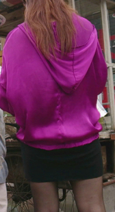 黑丝包臀黑裙少妇