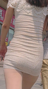 性感肉丝超短裙小少妇